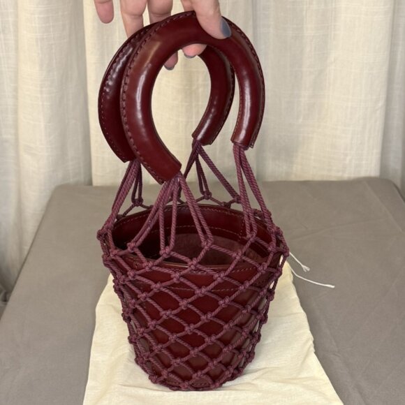 Staud, Moreau Macrame Small Bucket Bag, Good Used Condition - Picture 1 of 8